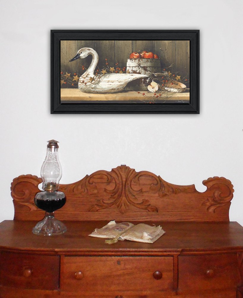 Apple Appeal 1 Black Framed Print Wall Art — view 2