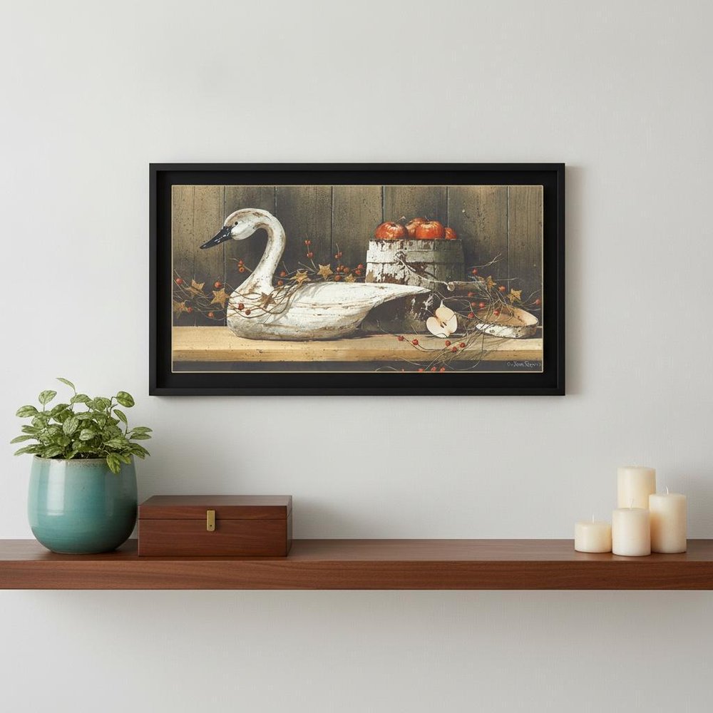 Apple Appeal 2 Black Framed Print Wall Art — view 1