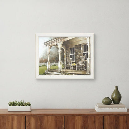 Sunday Afternoon 1 White Framed Print Wall Art HomeRoots