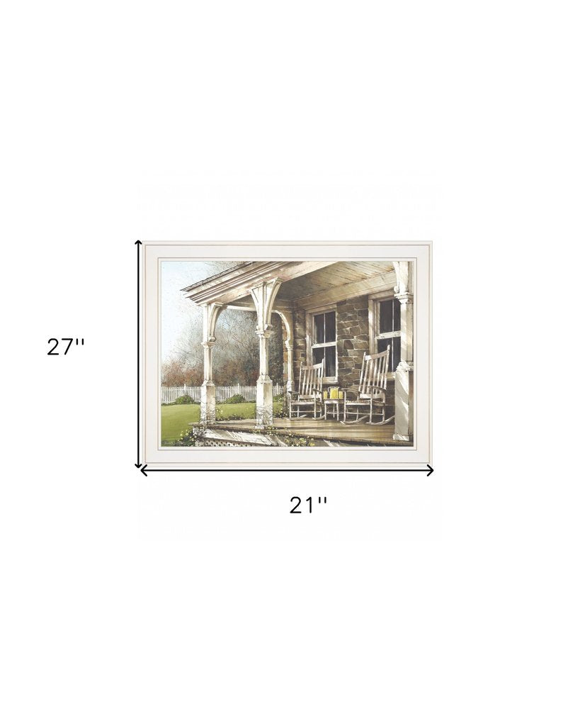 Sunday Afternoon 1 White Framed Print Wall Art — view 5
