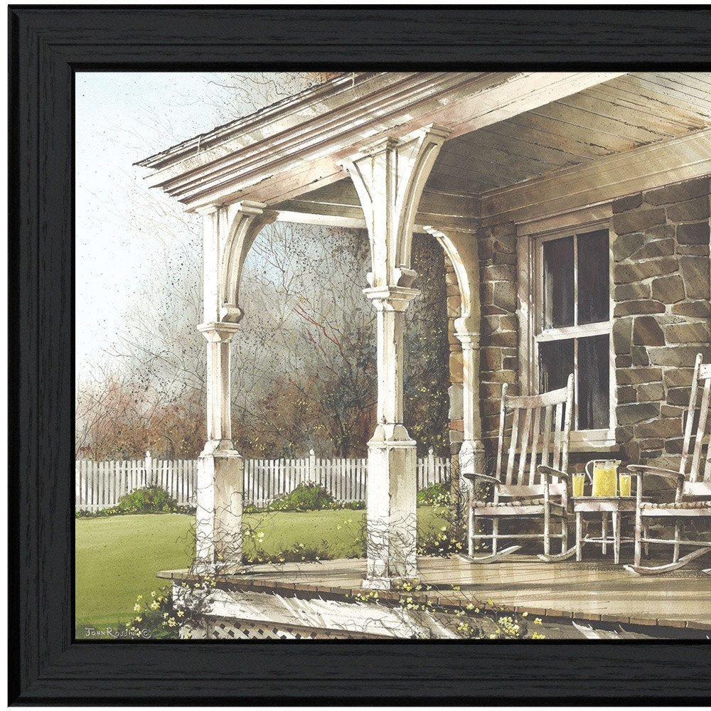 Sunday Afternoon 2 Black Framed Print Wall Art HomeRoots