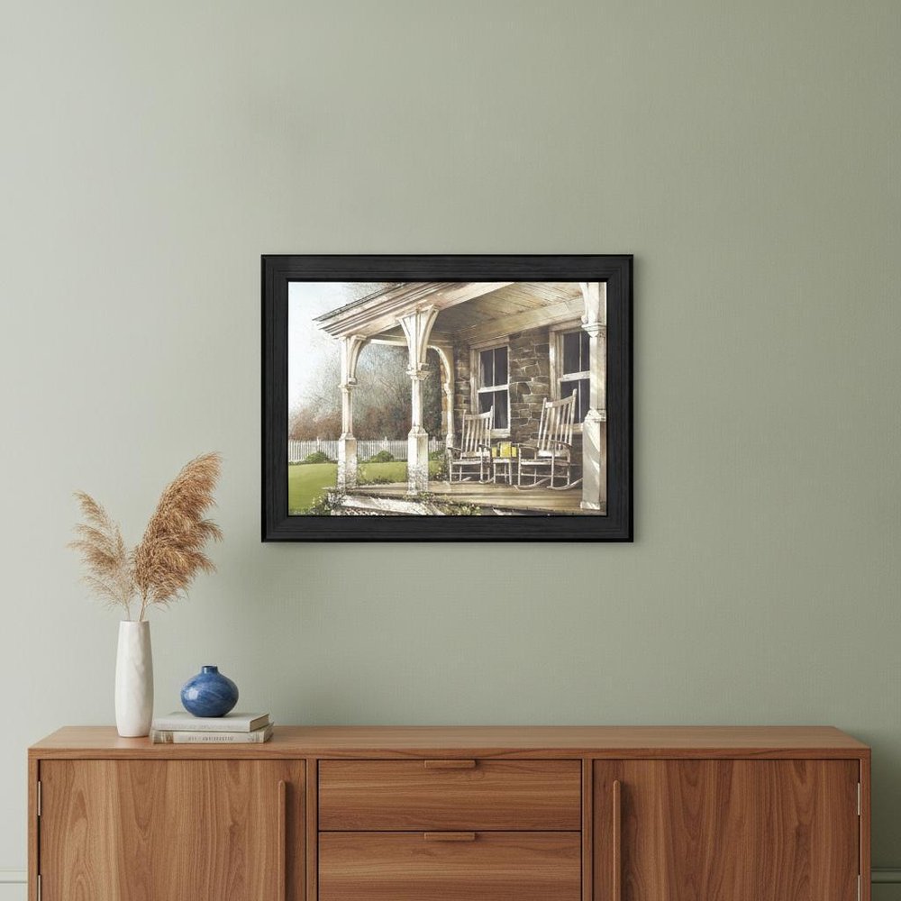 Sunday Afternoon 2 Black Framed Print Wall Art HomeRoots