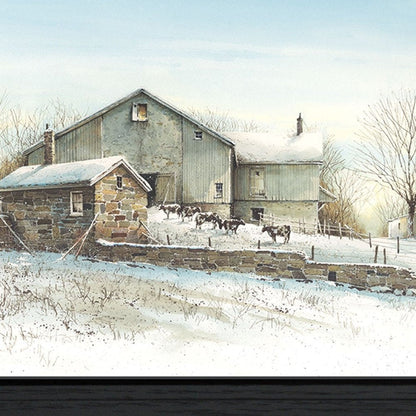 February Morning Black Framed Print Wall Art HomeRoots