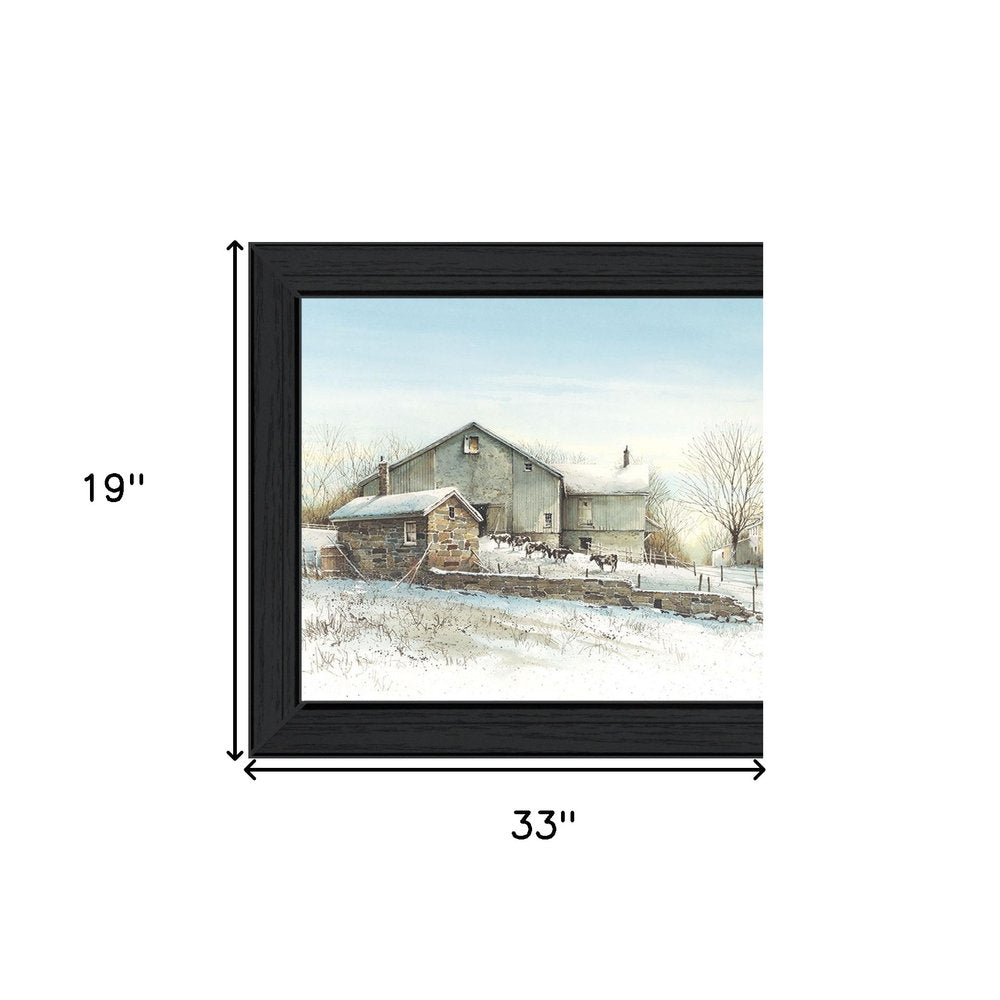 February Morning Black Framed Print Wall Art HomeRoots