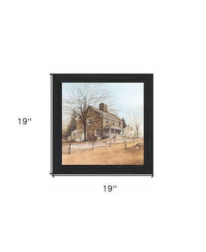 House on Chestnut Black Framed Print Wall Art HomeRoots