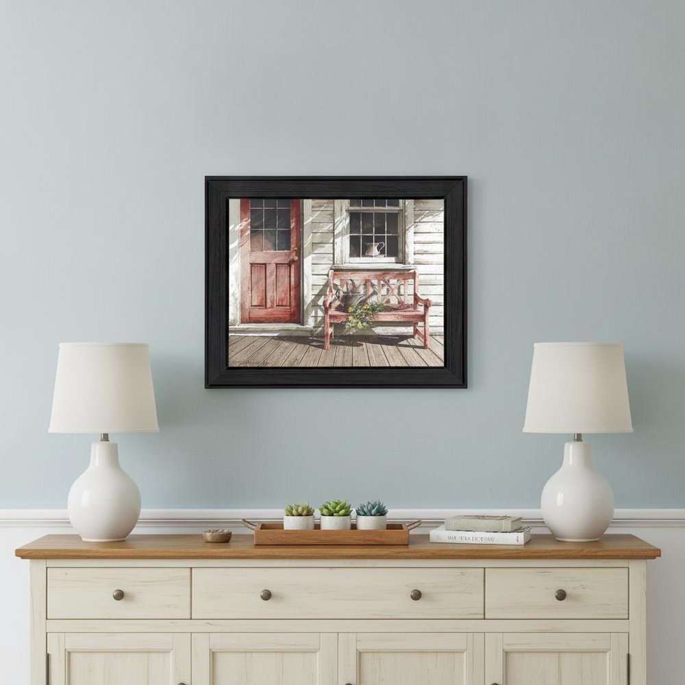 Fresh Cut Flowers 1 Black Framed Print Wall Art — view 1
