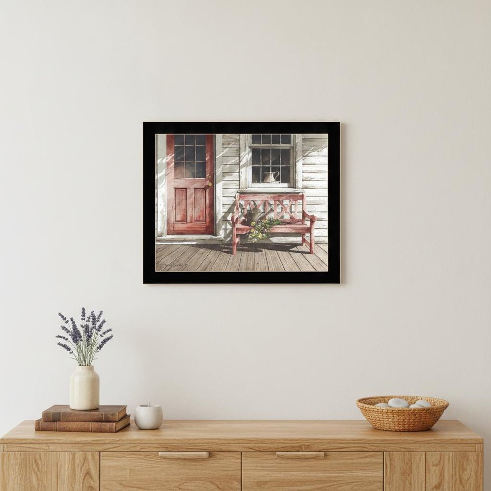 Fresh Cut Flowers 2 Black Framed Print Wall Art — view 5