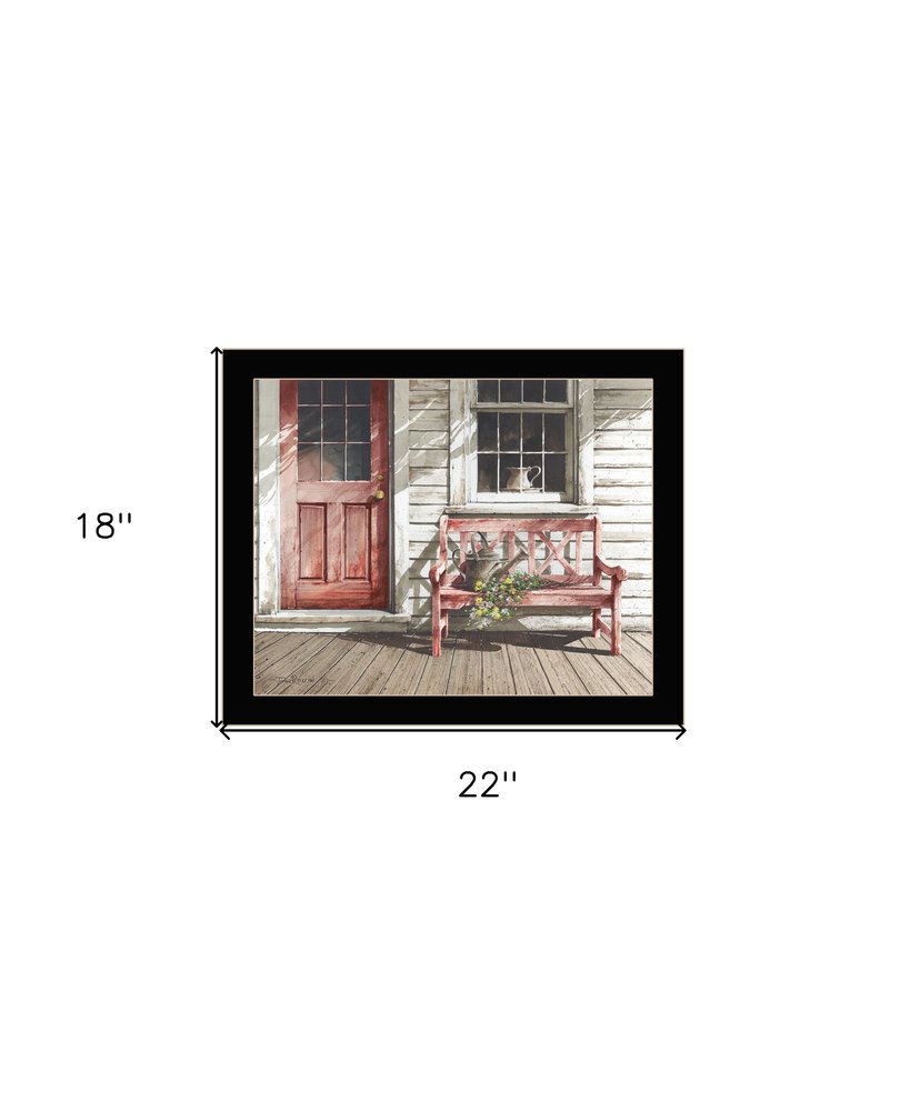 Fresh Cut Flowers 2 Black Framed Print Wall Art — view 4