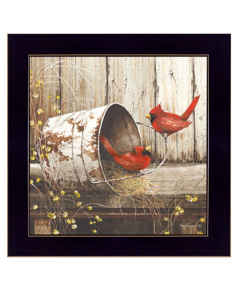Playing Around 2 Black Framed Print Wall Art — view 1