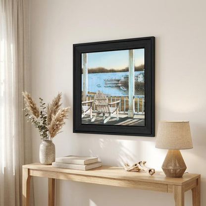 Harbor View 1 Black Framed Print Wall Art HomeRoots