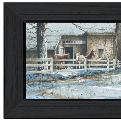 Evening on the Farm Black Framed Print Wall Art HomeRoots