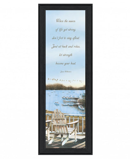 Strength 3 Black Framed Print Wall Art HomeRoots