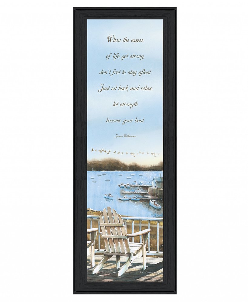 Strength 3 Black Framed Print Wall Art HomeRoots