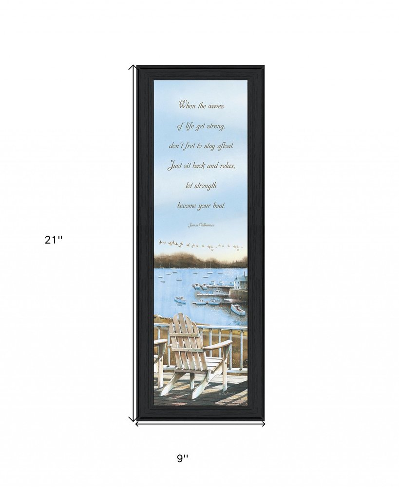 Strength 3 Black Framed Print Wall Art HomeRoots