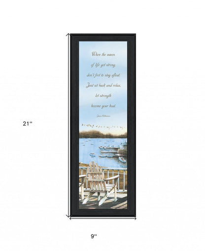 Strength 3 Black Framed Print Wall Art HomeRoots