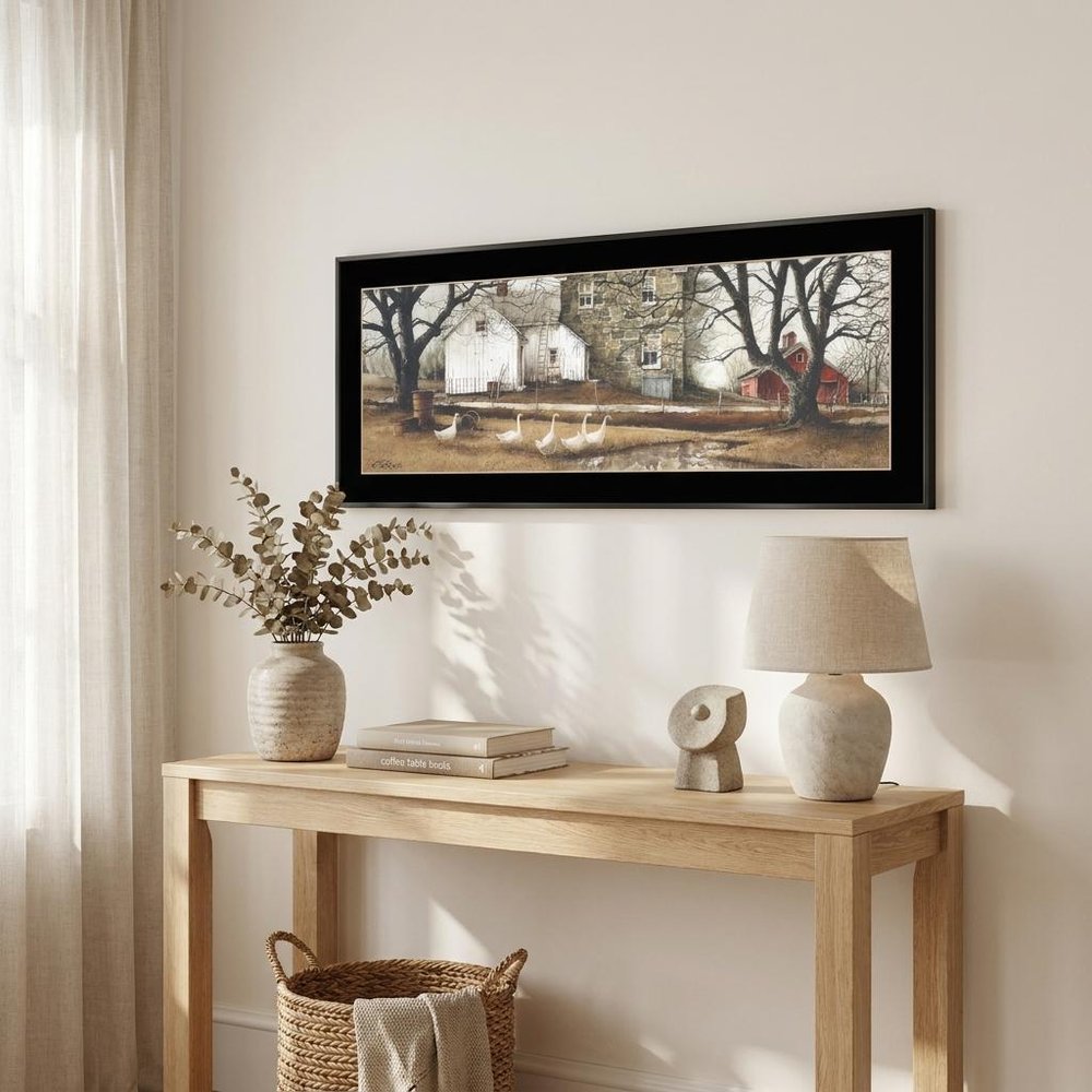 Puddle Jumpers 2 Black Framed Print Wall Art — view 6
