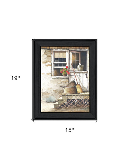 Cleaning Day Black Framed Print Bathroom Wall Art HomeRoots