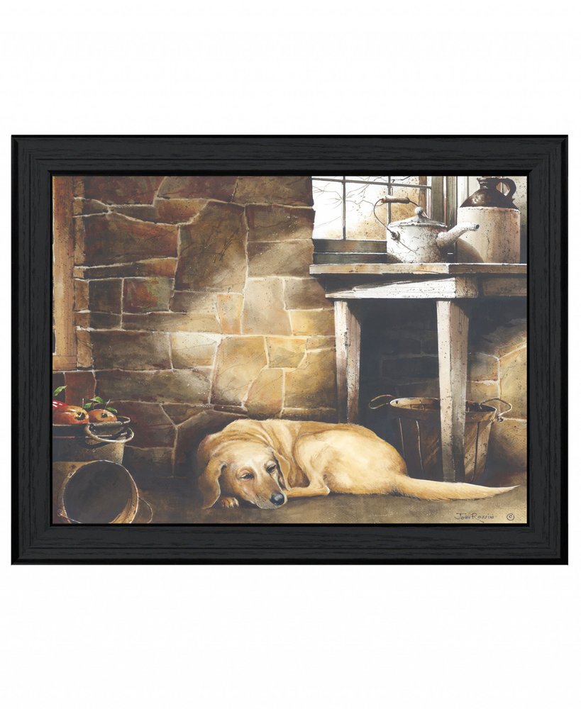 A quiet place Black Framed Print Wall Art — view 1