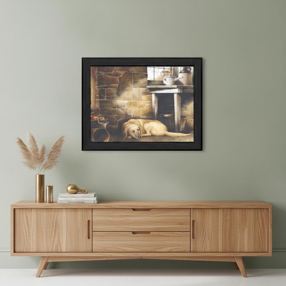 A quiet place Black Framed Print Wall Art — view 10