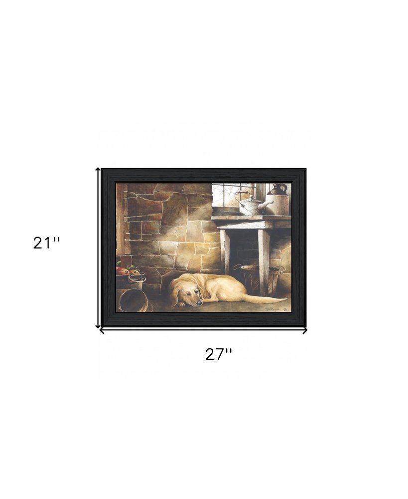 A quiet place Black Framed Print Wall Art — view 5