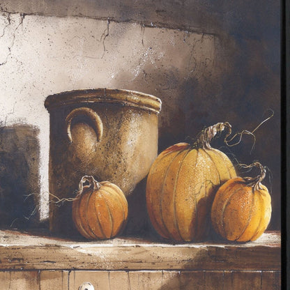 Crocks and Pumpkins Black Framed Print Wall Art HomeRoots
