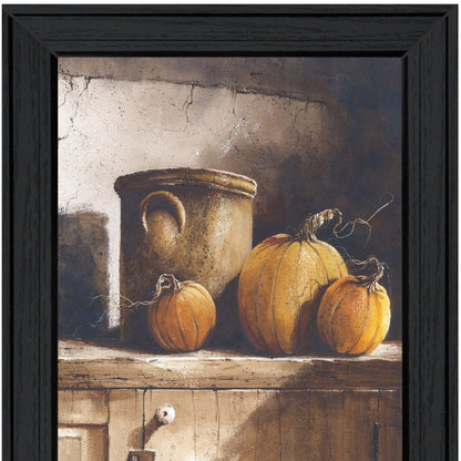 Crocks and Pumpkins Black Framed Print Wall Art HomeRoots