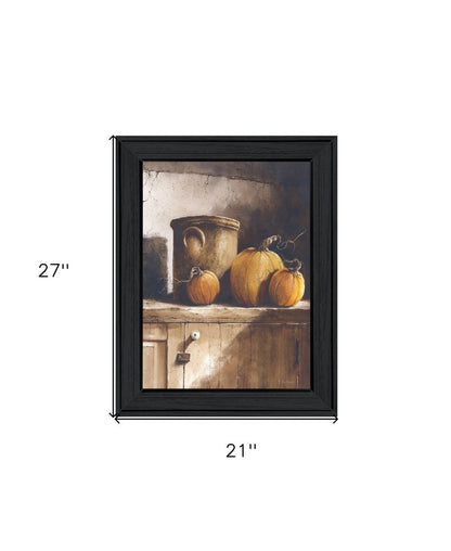 Crocks and Pumpkins Black Framed Print Wall Art HomeRoots