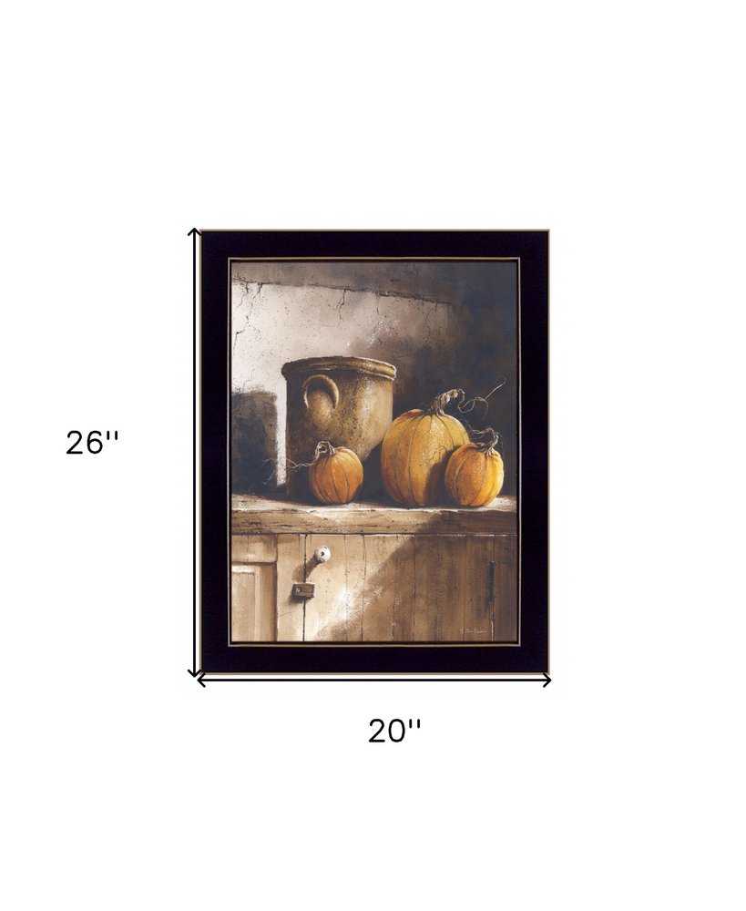 Crocks and Pumpkins 2 Black Framed Print Wall Art HomeRoots