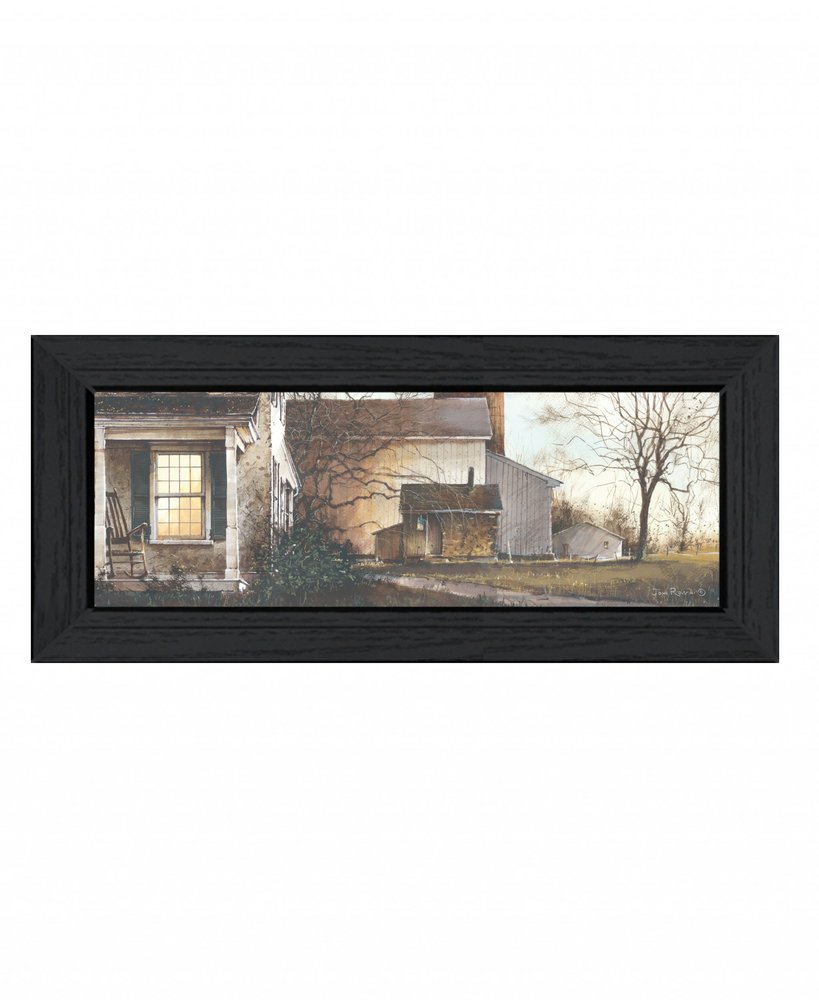 Approaching Dusk Black Framed Print Wall Art — view 1