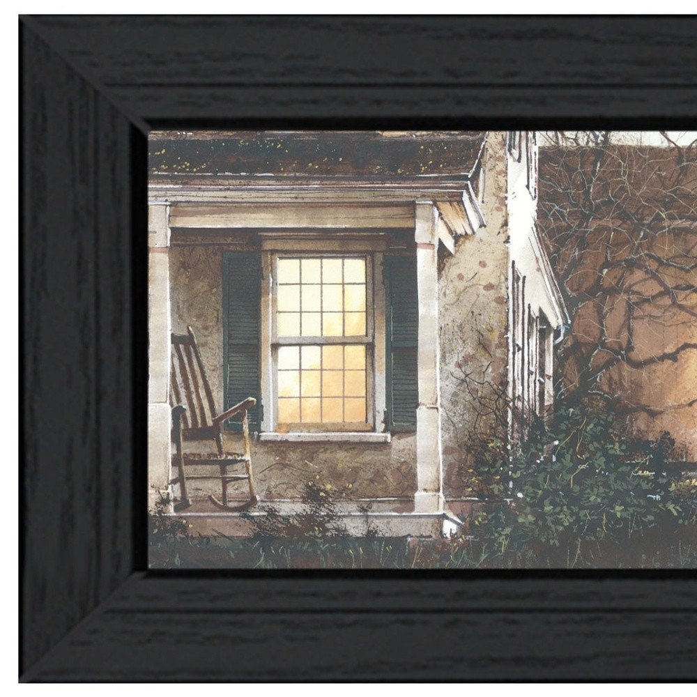 Approaching Dusk Black Framed Print Wall Art — view 3