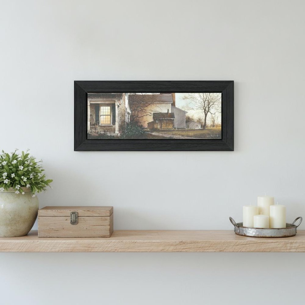Approaching Dusk Black Framed Print Wall Art — view 5