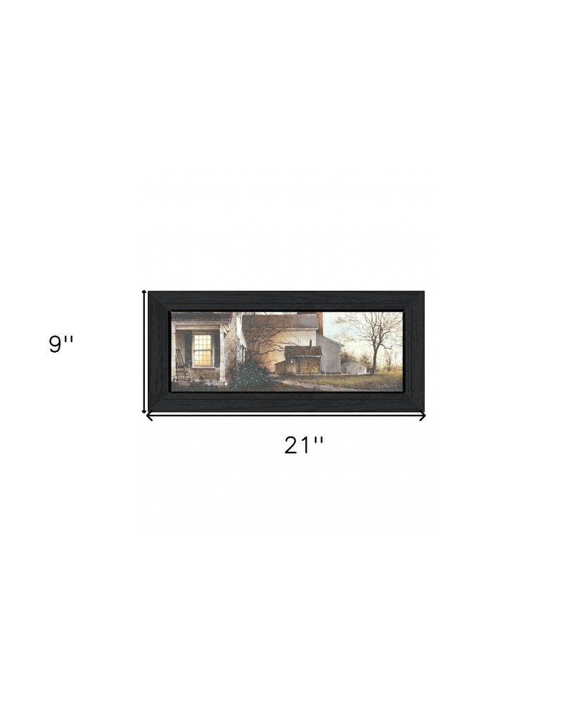 Approaching Dusk Black Framed Print Wall Art — view 4