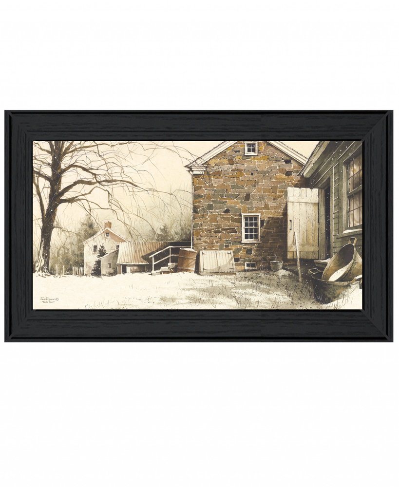 Back Door Black Framed Print Wall Art — view 1