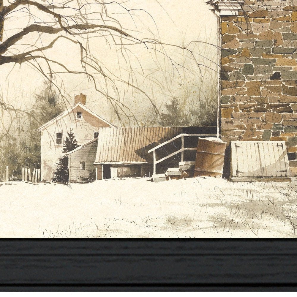 Back Door Black Framed Print Wall Art — view 2