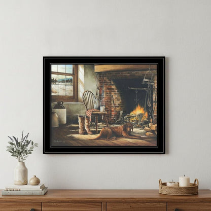 His Morning Coffee 2 Black Framed Print Wall Art HomeRoots