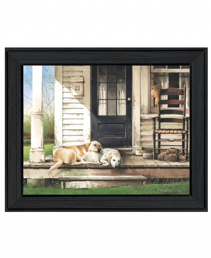 Chase and Molly Black Framed Print Wall Art HomeRoots