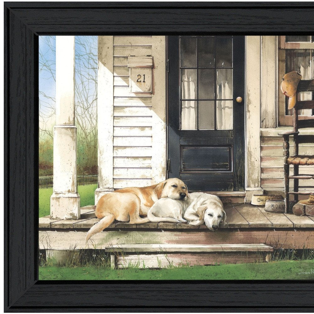 Chase and Molly Black Framed Print Wall Art HomeRoots