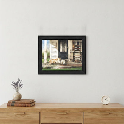Chase and Molly Black Framed Print Wall Art HomeRoots