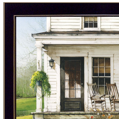 Back Porch Gathering 2 Black Framed Print Wall Art HomeRoots
