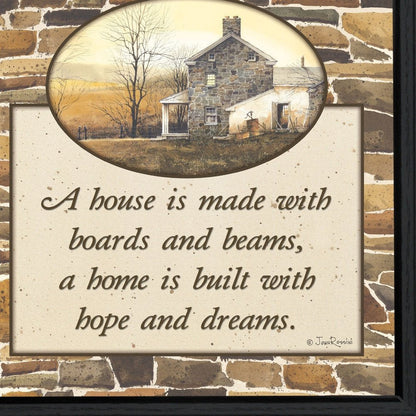 Hope and Dreams 1 Black Framed Print Wall Art HomeRoots