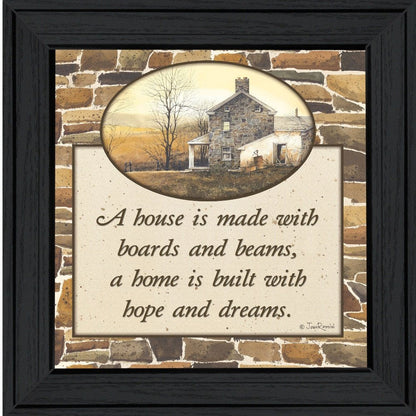 Hope and Dreams 1 Black Framed Print Wall Art HomeRoots