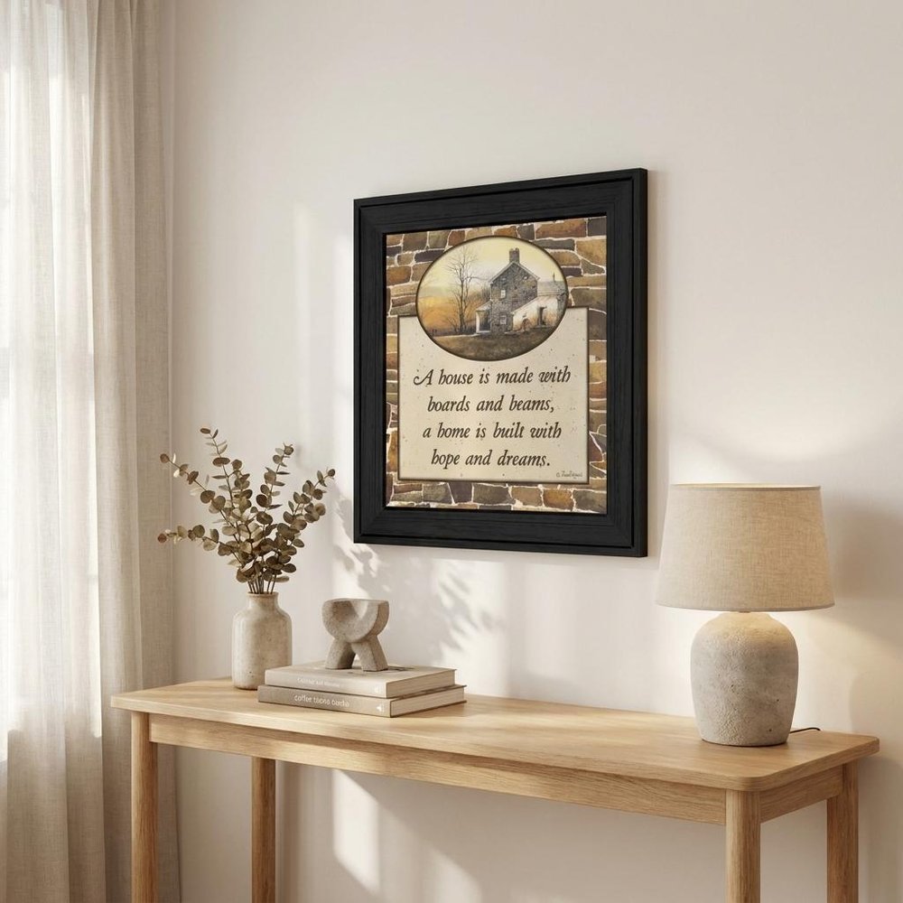 Hope and Dreams 1 Black Framed Print Wall Art — view 6