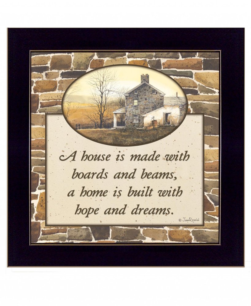Hope and Dreams 2 Black Framed Print Wall Art HomeRoots
