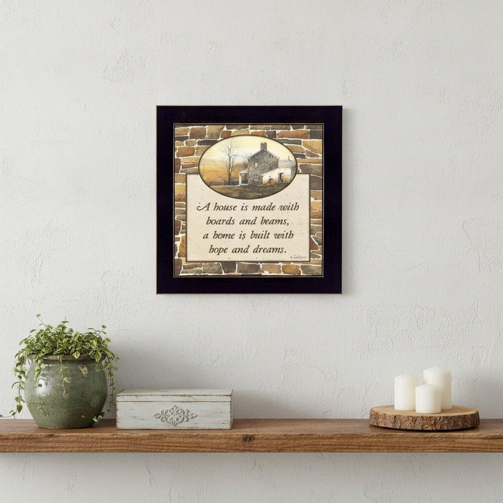 Hope and Dreams 2 Black Framed Print Wall Art HomeRoots