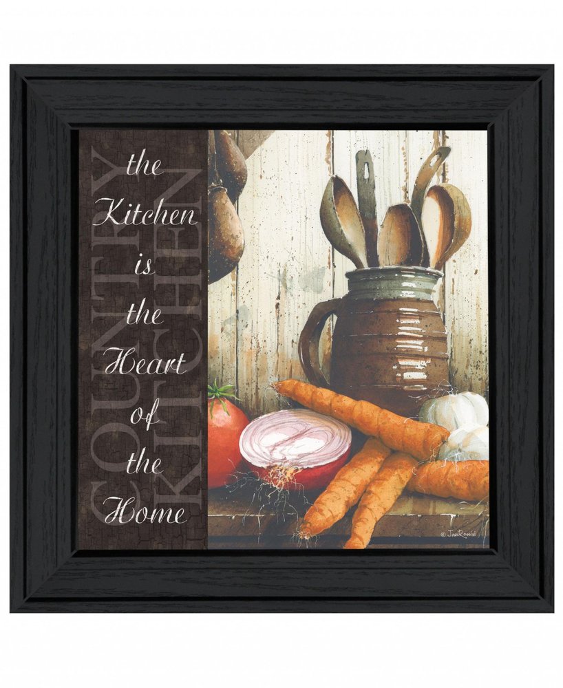 Heart of the Home 1 Black Framed Print Kitchen Wall Art HomeRoots