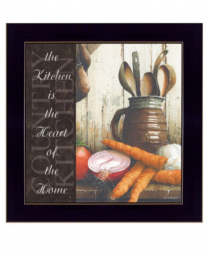 Heart of the Home 2 Black Framed Print Kitchen Wall Art — view 1
