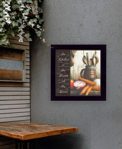 Heart of the Home 2 Black Framed Print Kitchen Wall Art HomeRoots