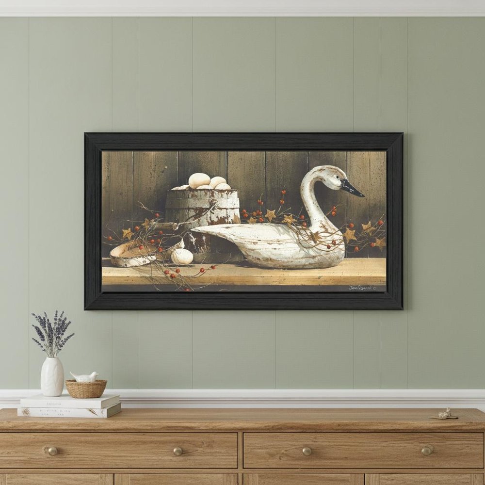 Country Charm Black Framed Print Wall Art HomeRoots