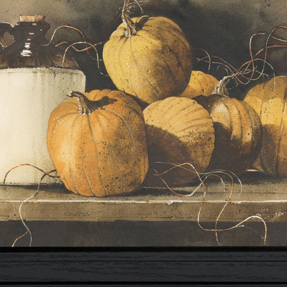 Jugs and Pumpkins 1 Black Framed Print Wall Art HomeRoots