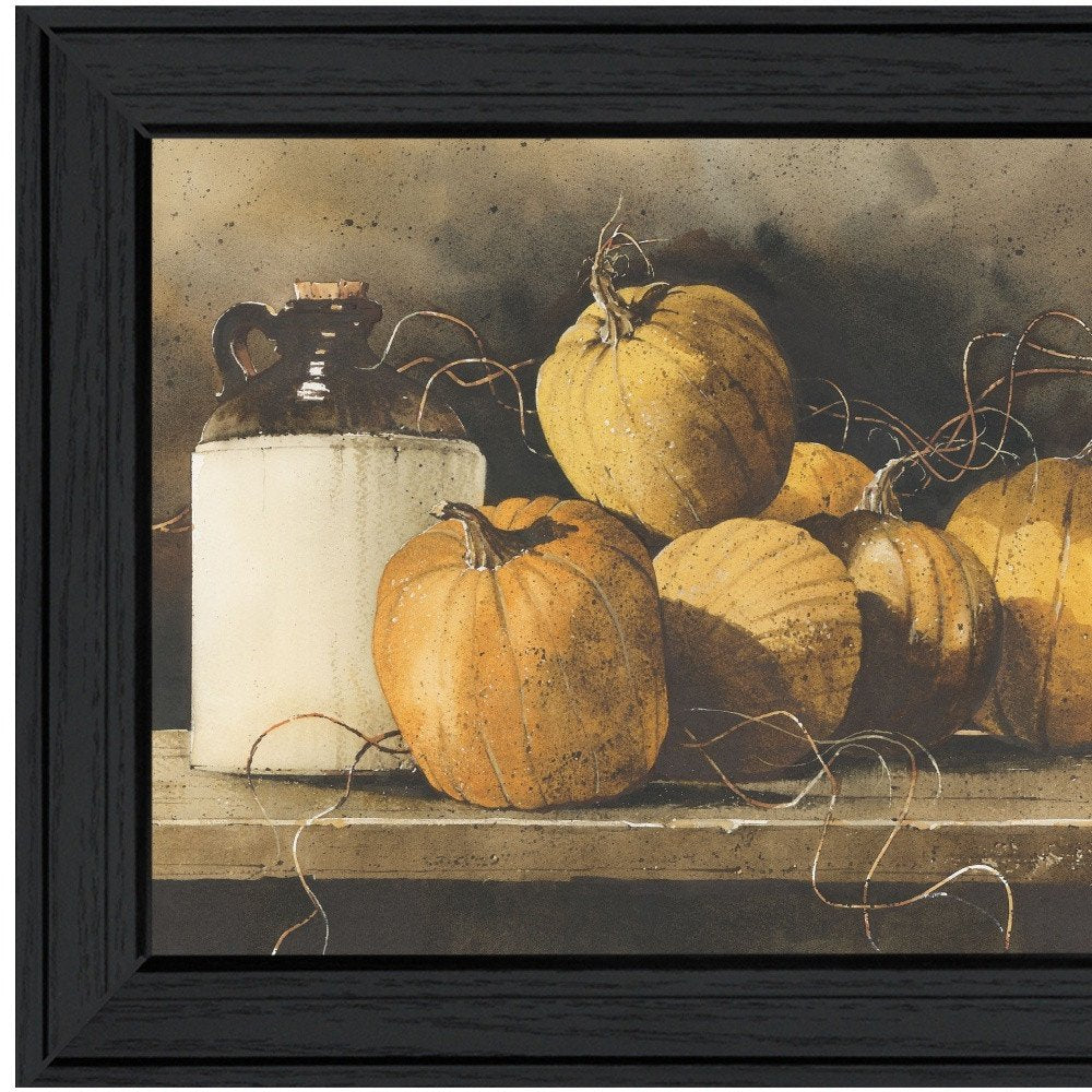Jugs and Pumpkins 1 Black Framed Print Wall Art — view 5